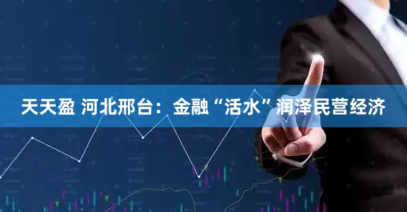 天天盈 河北邢台：金融“活水”润泽民营经济